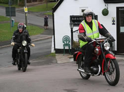 Alan Britain follows Dennis Buxcey into the Friendly Inn.